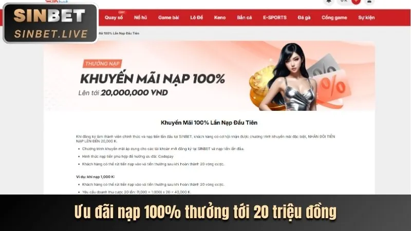 Thưởng nạp lại FE88